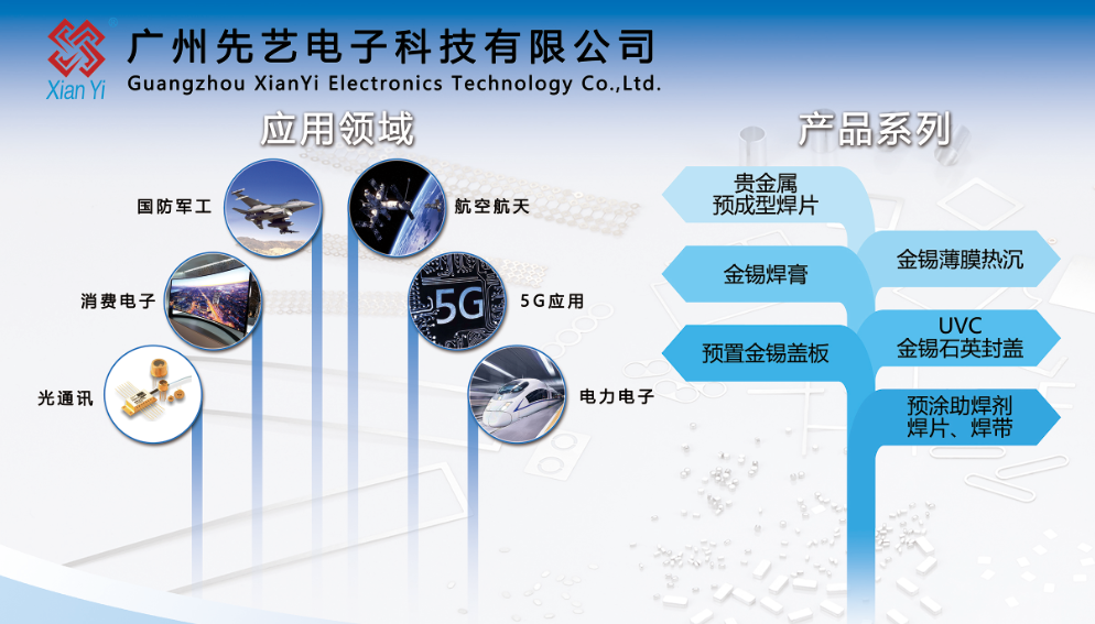 专业提供先进封装微连接解决方案，K8凯发国际电子展出微组装焊料、金锡薄膜组件、清洗设备等